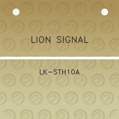 lion-signal-lk-sth10a