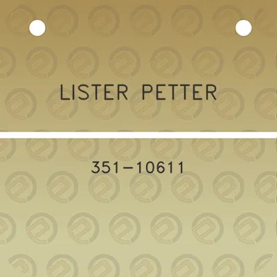 lister-petter-351-10611