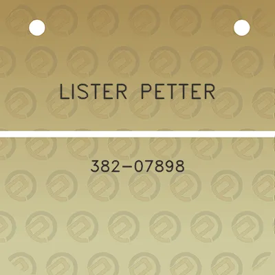 lister-petter-382-07898