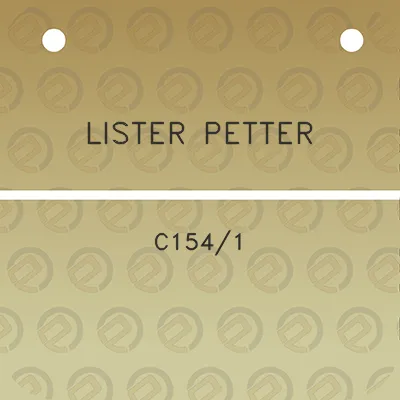 lister-petter-c1541