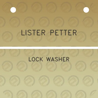 lister-petter-lock-washer