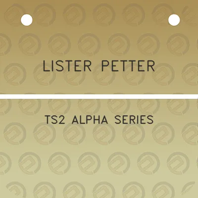 lister-petter-ts2-alpha-series