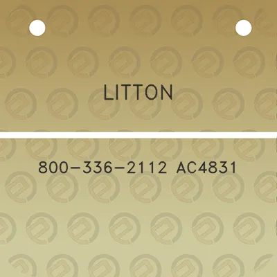 litton-800-336-2112-ac4831