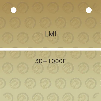 lmi-3d1000f