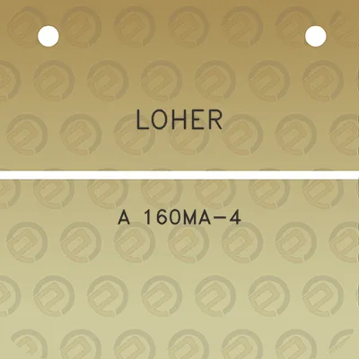 loher-a-160ma-4