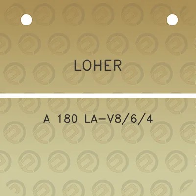 loher-a-180-la-v864