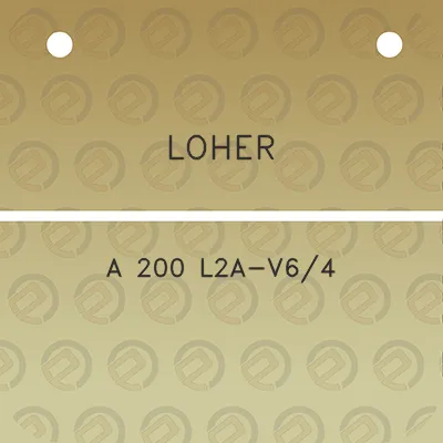 loher-a-200-l2a-v64