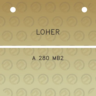 loher-a-280-mb2