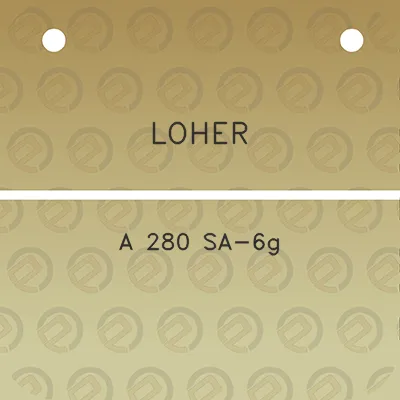 loher-a-280-sa-6g