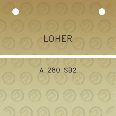 loher-a-280-sb2