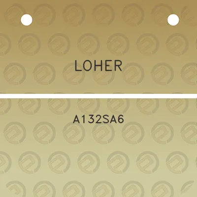 loher-a132sa6