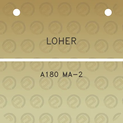 loher-a180-ma-2