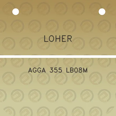 loher-agga-355-lb08m