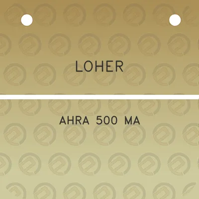 loher-ahra-500-ma