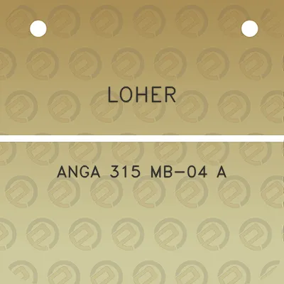 loher-anga-315-mb-04-a