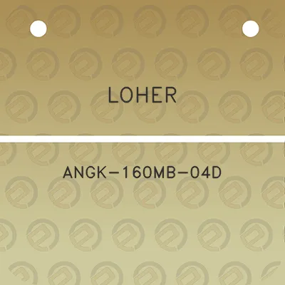 loher-angk-160mb-04d