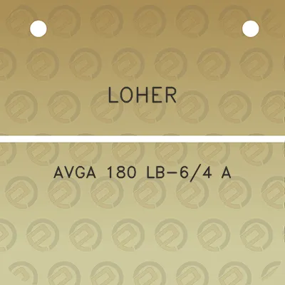 loher-avga-180-lb-64-a