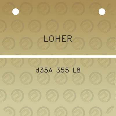 loher-d35a-355-l8