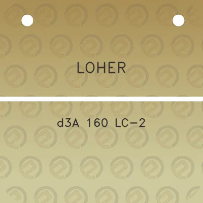 loher-d3a-160-lc-2