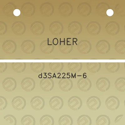 loher-d3sa225m-6