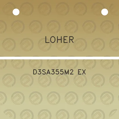 loher-d3sa355m2-ex