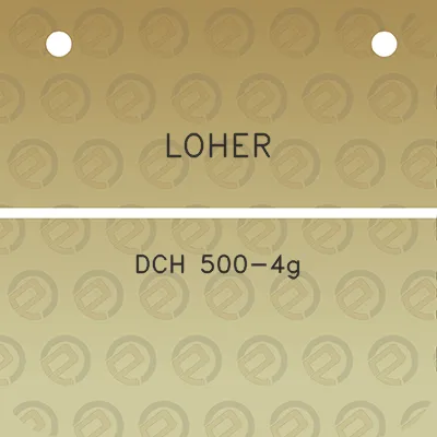 loher-dch-500-4g