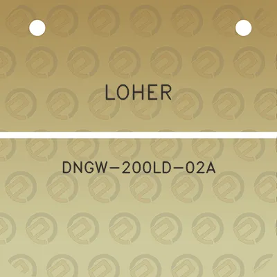 loher-dngw-200ld-02a