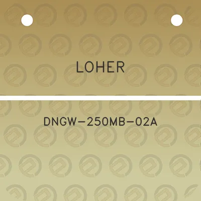 loher-dngw-250mb-02a