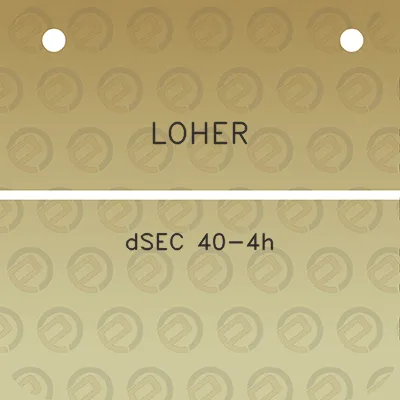 loher-dsec-40-4h