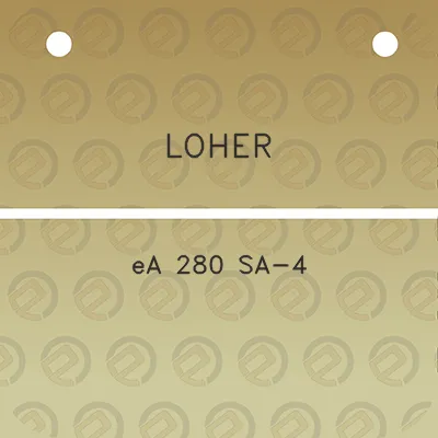 loher-ea-280-sa-4