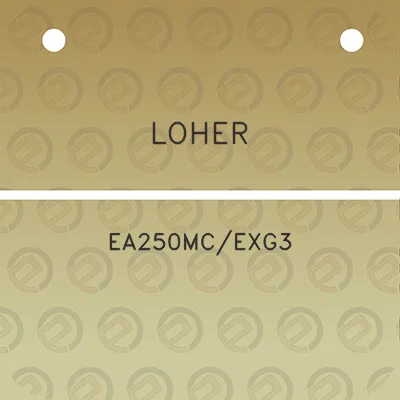 loher-ea250mcexg3