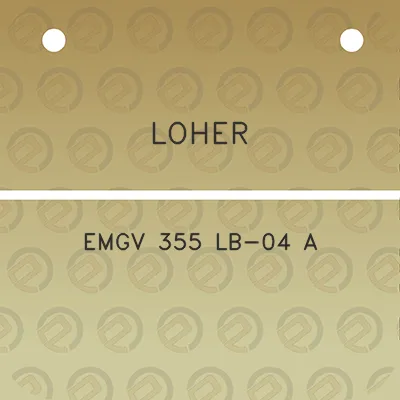 loher-emgv-355-lb-04-a