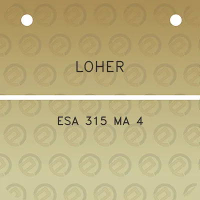 loher-esa-315-ma-4