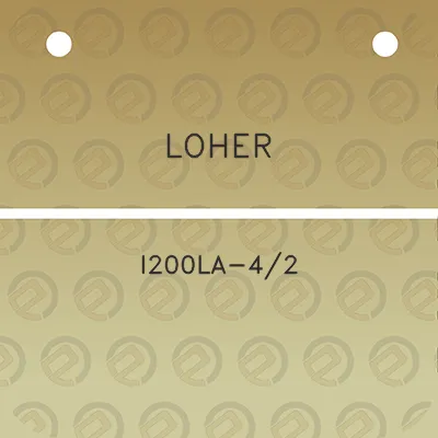 loher-i200la-42