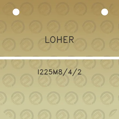 loher-i225m842