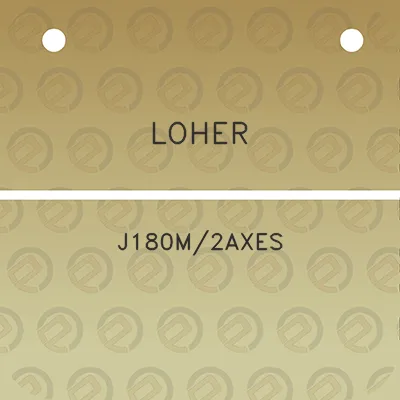 loher-j180m2axes