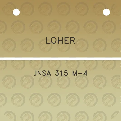 loher-jnsa-315-m-4