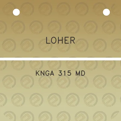 loher-knga-315-md