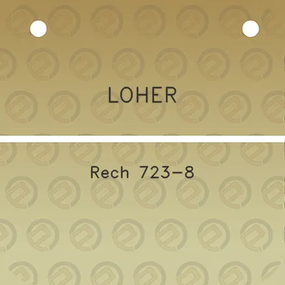 loher-rech-723-8