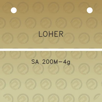 loher-sa-200m-4g