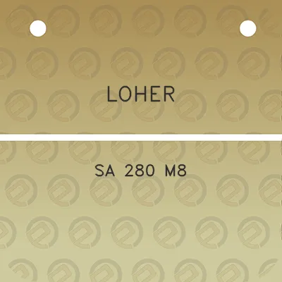 loher-sa-280-m8