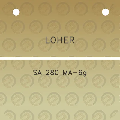 loher-sa-280-ma-6g