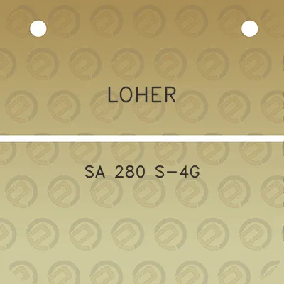 loher-sa-280-s-4g