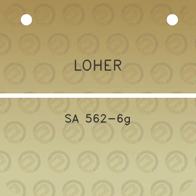 loher-sa-562-6g