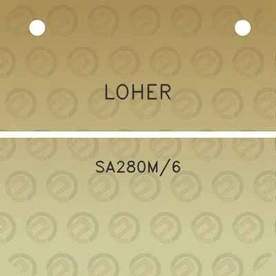 loher-sa280m6