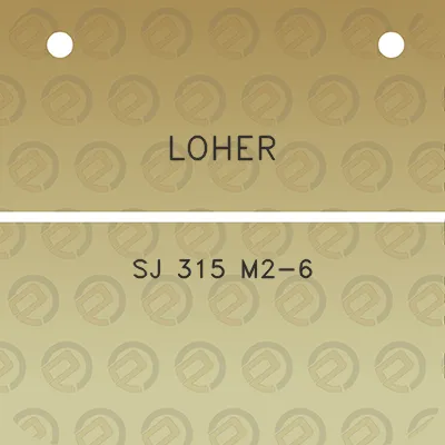 loher-sj-315-m2-6