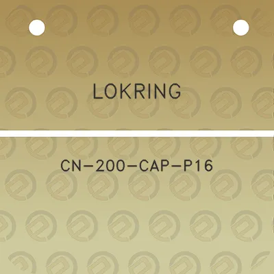 lokring-cn-200-cap-p16