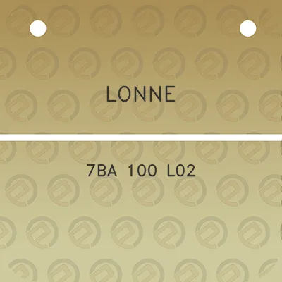 lonne-7ba-100-l02