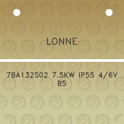 lonne-7ba132s02-75kw-ip55-46v-b5