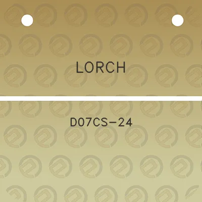 lorch-d07cs-24